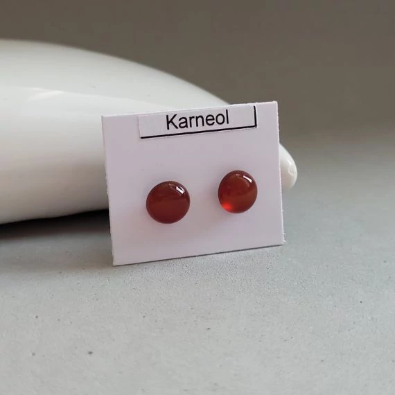 Karneol nemesacélos füli