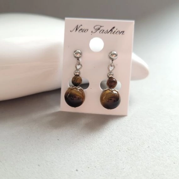 Tigrisszem fülbevaló