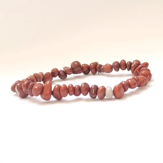Vörös Jáspis ásvány karkötő
